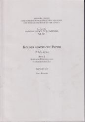 Kölner ägyptische Papyri (P. Köln ägypt.), Band 2