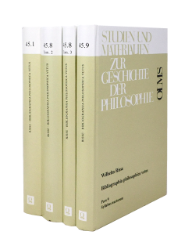 Bibliographia philosophica vetus. Partes 1, 8.2, 8.3, 9