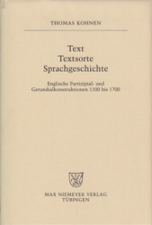 Text - Textsorte - Sprachgeschichte