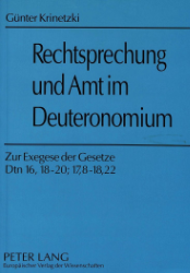 Rechtsprechung und Amt im Deuteronomium