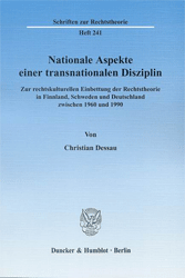 Nationale Aspekte einer transnationalen Disziplin
