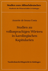 Studien zu volkssprachigen Wörtern in karolingischen Kapitularien