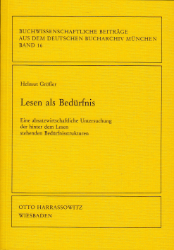 Lesen als Bedürfnis