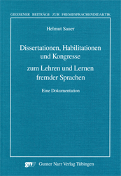 Dissertationen, Habilitationen und Kongresse zum Lehren und Lernen fremder Sprachen