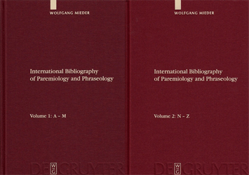 International Bibliography of Paremiology and Phraseology