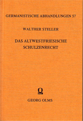 Das altwestfriesische Schulzenrecht