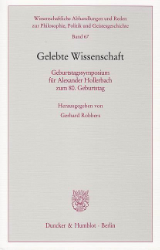 Gelebte Wissenschaft