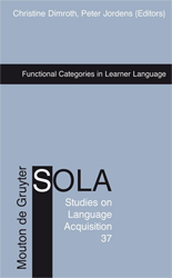 Functional Categories in Learner Language