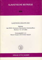 Slavistische Linguistik 2002