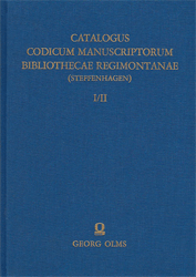 Catalogus codicum manuscriptorum bibliothecae Regiae et Universitatis Regimontanae