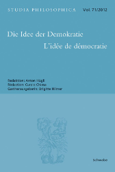 Die Idee der Demokratie/L' idée de démocratie