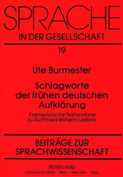 Schlagworte der frühen deutschen Aufklärung