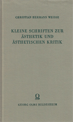 Kleine Schriften zur Aesthetik und ästhetischen Kritik