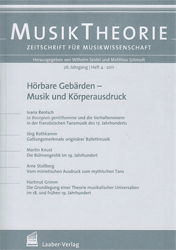 Hörbare Gebärden - Musik und Körperausdruck