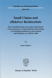 Small Claims und effektiver Rechtsschutz