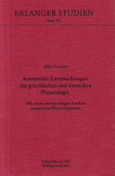 Kontrastive Untersuchungen zur griechischen und deutschen Phraseologie