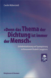 »Denn das Thema der Dichtung ist immer der Mensch«