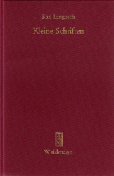 Kleine Schriften