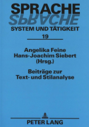 Beiträge zur Text- und Stilanalyse