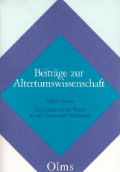 Der Lehrstuhl für Poesie an der Universität Helmstedt