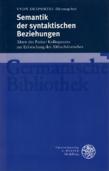 Semantik der syntaktischen Beziehungen