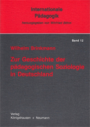 Zur Geschichte der Pädagogischen Soziologie in Deutschland