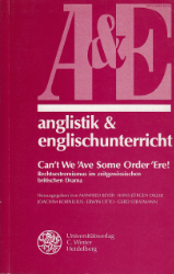 Can't We 'Ave Some Order 'Ere!