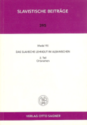 Das slavische Lehngut im Albanischen. Teil 2