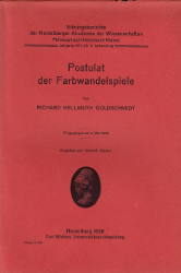 Postulat der Farbwandelspiele