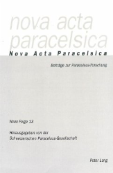 Nova Acta Paracelsica. Neue Folge; Band 13