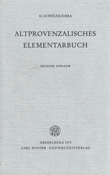 Altprovenzalisches Elementarbuch