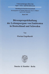 Börsenprospekthaftung der Leitungsorgane von Emittenten in Deutschland und Schweden