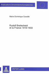 Rudolf Breitscheid et la France 1919-1933