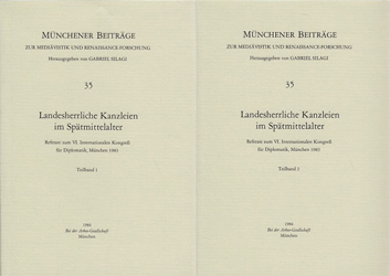 Landesherrliche Kanzleien im Spätmittelalter