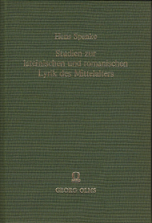 Studien zur lateinischen und romanischen Lyrik des Mittelalters