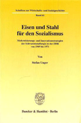 Eisen und Stahl für den Sozialismus