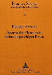 Spuren des Flaneurs in deutschsprachiger Prosa