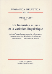 Les linguistes suisses et la variation linguistique