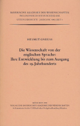 Die Wissenschaft von der englischen Sprache: Ihre Entwicklung bis zum Ausgang des 19. Jahrhunderts