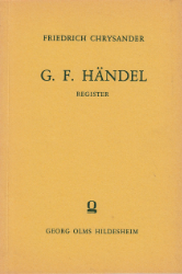 Register zu Chrysander, G.F. Händel