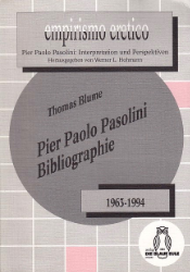 Pier Paolo Pasolini Bibliographie