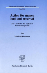 Action for money had and received