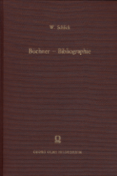 Das Georg-Büchner-Schrifttum bis 1965