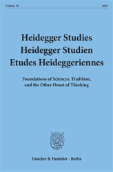 Foundations of Sciences, Tradition, and the Other Onset of Thinking