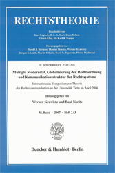 Rechtstheorie-Sonderheft Estland, II: Multiple Modernität, Globalisierung der Rechtsordnung
