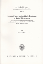 Sozialer Wandel und politische Dominanz in Baden-Württemberg