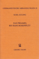 Das Priamel bis Hans Rosenplüt