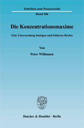 Die Konzentrationsmaxime